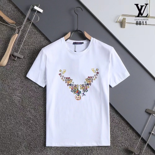 Cheap Louis Vuitton LV T-Shirts Short Sleeved For Men #1250914 Replica Wholesale [$29.00 USD] [ITEM#1250914] on Replica Louis Vuitton LV T-Shirts