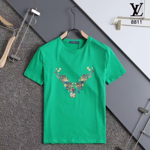 Cheap Louis Vuitton LV T-Shirts Short Sleeved For Men #1250916 Replica Wholesale [$29.00 USD] [ITEM#1250916] on Replica Louis Vuitton LV T-Shirts