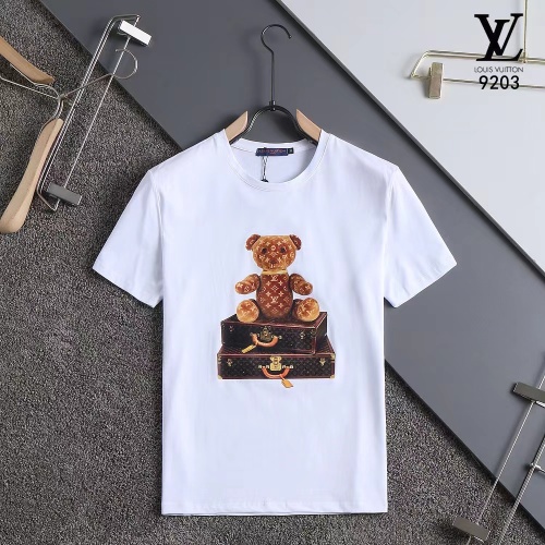 Cheap Louis Vuitton LV T-Shirts Short Sleeved For Men #1250917 Replica Wholesale [$29.00 USD] [ITEM#1250917] on Replica Louis Vuitton LV T-Shirts