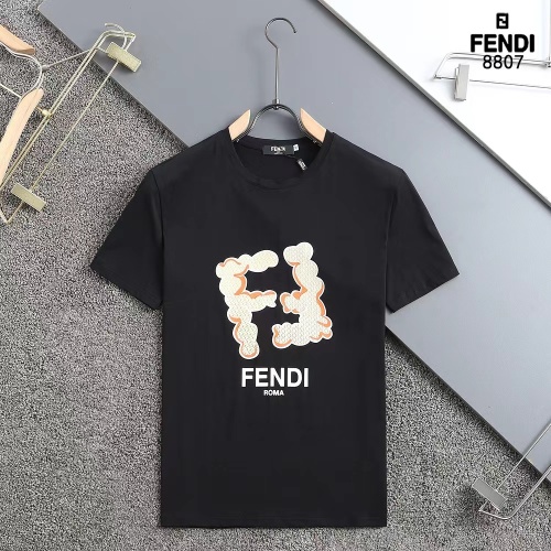 Cheap Fendi T-Shirts Short Sleeved For Men #1250926 Replica Wholesale [$29.00 USD] [ITEM#1250926] on Replica Fendi T-Shirts