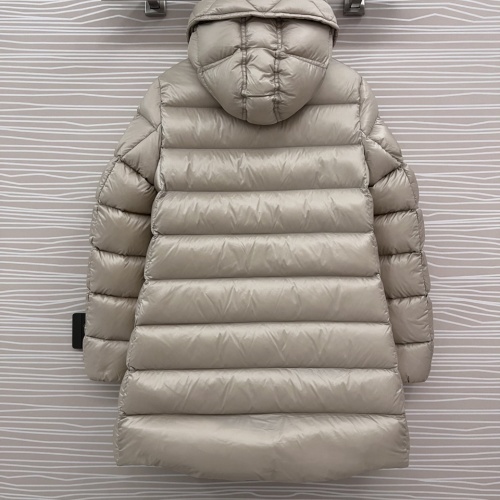 Cheap Moncler Down Feather Coat Long Sleeved For Women #1250940 Replica Wholesale [$251.24 USD] [ITEM#1250940] on Replica Moncler Down Feather Coat