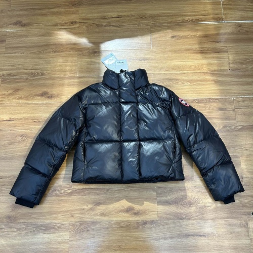 Cheap Canada Goose Down Feather Coat Long Sleeved For Women #1250969 Replica Wholesale [$155.00 USD] [ITEM#1250969] on Replica Canada Goose Down Feather Coat