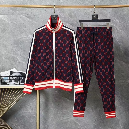 Cheap Gucci Tracksuits Long Sleeved For Men #1250981 Replica Wholesale [$82.00 USD] [ITEM#1250981] on Replica Gucci Tracksuits