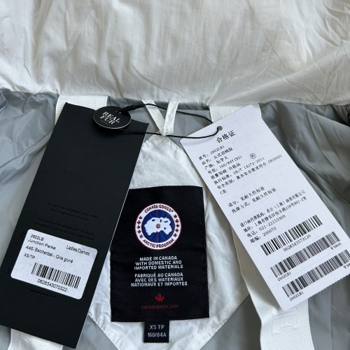 Cheap Canada Goose Down Feather Coat Long Sleeved For Women #1251009 Replica Wholesale [$240.00 USD] [ITEM#1251009] on Replica Canada Goose Down Feather Coat