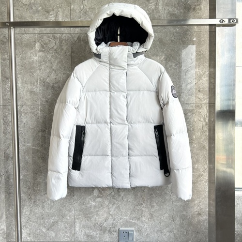 Cheap Canada Goose Down Feather Coat Long Sleeved For Women #1251097 Replica Wholesale [$190.00 USD] [ITEM#1251097] on Replica Canada Goose Down Feather Coat