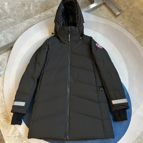 Cheap Canada Goose Down Feather Coat Long Sleeved For Women #1251122 Replica Wholesale [$180.00 USD] [ITEM#1251122] on Replica Canada Goose Down Feather Coat