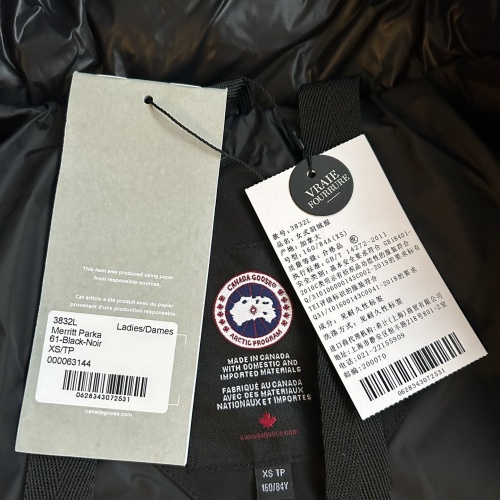 Cheap Canada Goose Down Feather Coat Long Sleeved For Women #1251122 Replica Wholesale [$180.00 USD] [ITEM#1251122] on Replica Canada Goose Down Feather Coat