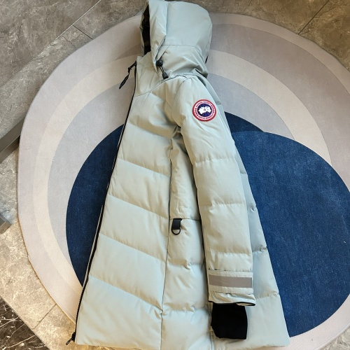 Cheap Canada Goose Down Feather Coat Long Sleeved For Women #1251126 Replica Wholesale [$180.00 USD] [ITEM#1251126] on Replica Canada Goose Down Feather Coat