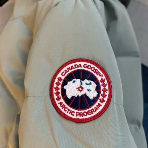 Cheap Canada Goose Down Feather Coat Long Sleeved For Women #1251126 Replica Wholesale [$180.00 USD] [ITEM#1251126] on Replica Canada Goose Down Feather Coat