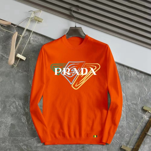 Cheap Prada Sweater Long Sleeved For Men #1251128 Replica Wholesale [$48.00 USD] [ITEM#1251128] on Replica Prada Sweater