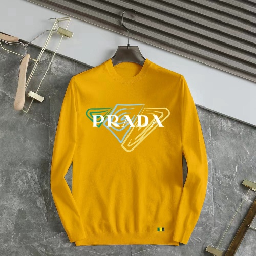 Cheap Prada Sweater Long Sleeved For Men #1251129 Replica Wholesale [$48.00 USD] [ITEM#1251129] on Replica Prada Sweater