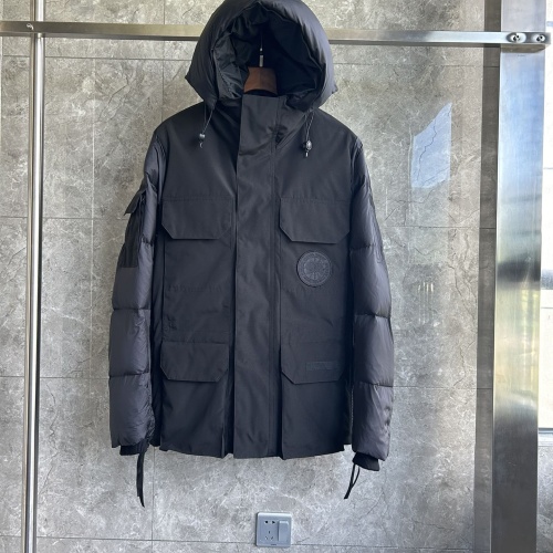 Cheap Canada Goose Down Feather Coat Long Sleeved For Men #1251144 Replica Wholesale [$185.00 USD] [ITEM#1251144] on Replica Canada Goose Down Feather Coat