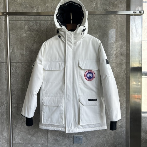 Cheap Canada Goose Down Feather Coat Long Sleeved For Men #1251160 Replica Wholesale [$205.00 USD] [ITEM#1251160] on Replica Canada Goose Down Feather Coat