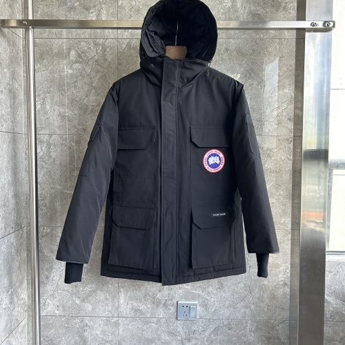 Cheap Canada Goose Down Feather Coat Long Sleeved For Men #1251172 Replica Wholesale [$205.00 USD] [ITEM#1251172] on Replica Canada Goose Down Feather Coat