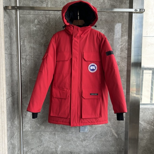 Cheap Canada Goose Down Feather Coat Long Sleeved For Men #1251175 Replica Wholesale [$205.00 USD] [ITEM#1251175] on Replica Canada Goose Down Feather Coat