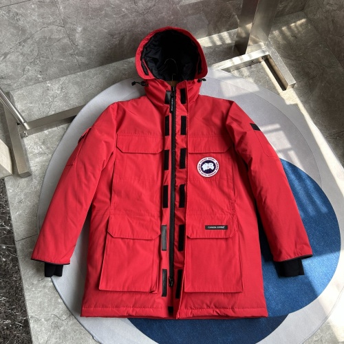 Cheap Canada Goose Down Feather Coat Long Sleeved For Men #1251175 Replica Wholesale [$205.00 USD] [ITEM#1251175] on Replica Canada Goose Down Feather Coat