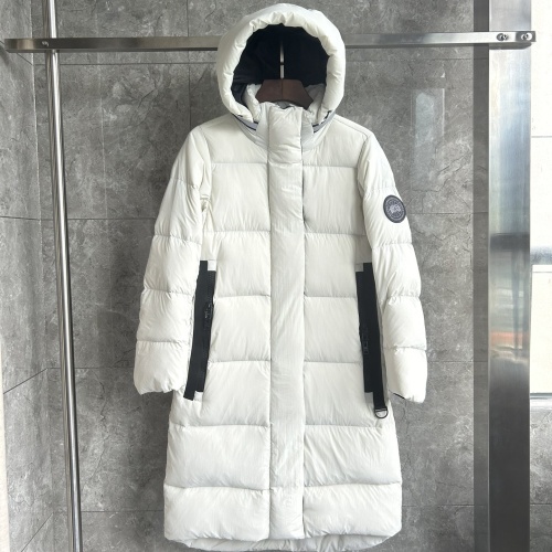 Cheap Canada Goose Down Feather Coat Long Sleeved For Women #1251196 Replica Wholesale [$220.00 USD] [ITEM#1251196] on Replica Canada Goose Down Feather Coat