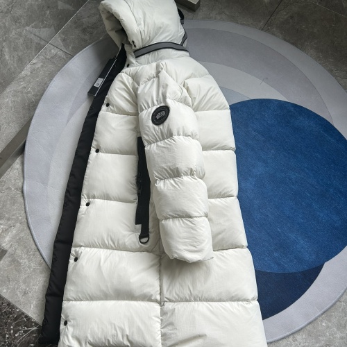 Cheap Canada Goose Down Feather Coat Long Sleeved For Women #1251196 Replica Wholesale [$220.00 USD] [ITEM#1251196] on Replica Canada Goose Down Feather Coat