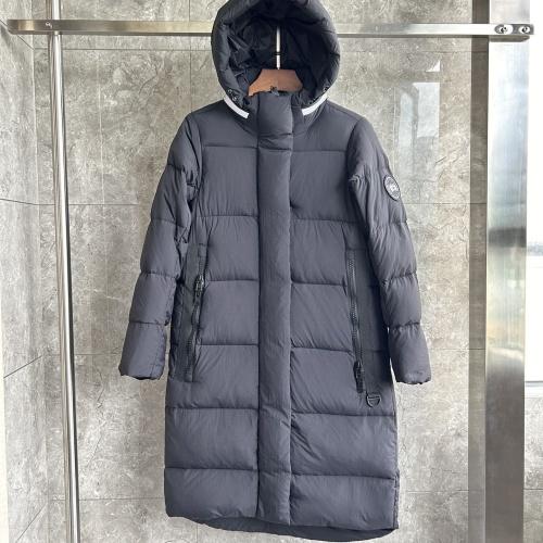 Cheap Canada Goose Down Feather Coat Long Sleeved For Women #1251198 Replica Wholesale [$220.00 USD] [ITEM#1251198] on Replica Canada Goose Down Feather Coat