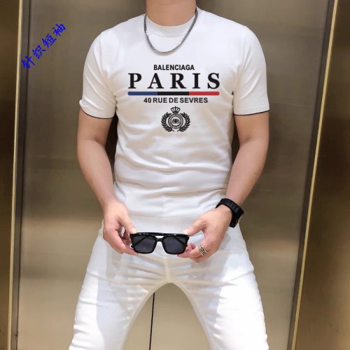 Cheap Balenciaga T-Shirts Short Sleeved For Men #1251214 Replica Wholesale [$45.00 USD] [ITEM#1251214] on Replica Balenciaga T-Shirts