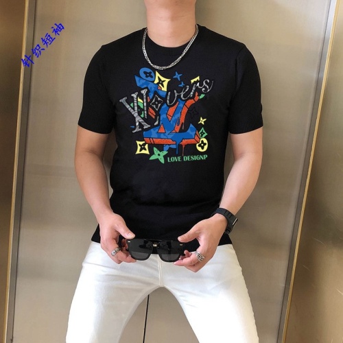 Cheap Louis Vuitton LV T-Shirts Short Sleeved For Men #1251226 Replica Wholesale [$45.00 USD] [ITEM#1251226] on Replica Louis Vuitton LV T-Shirts