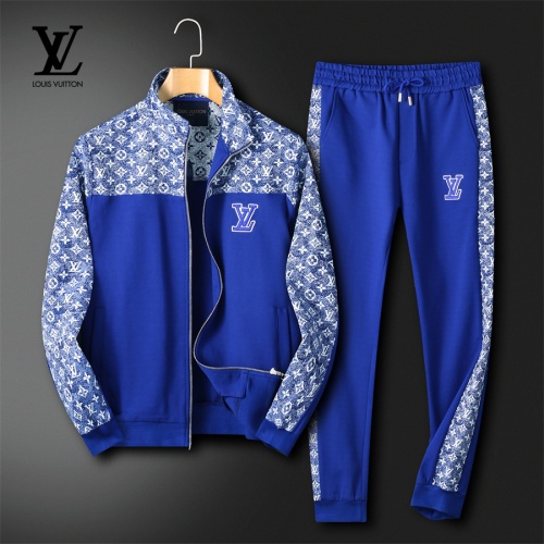 Cheap Louis Vuitton LV Tracksuits Long Sleeved For Men #1251240 Replica Wholesale [$85.00 USD] [ITEM#1251240] on Replica Louis Vuitton LV Tracksuits