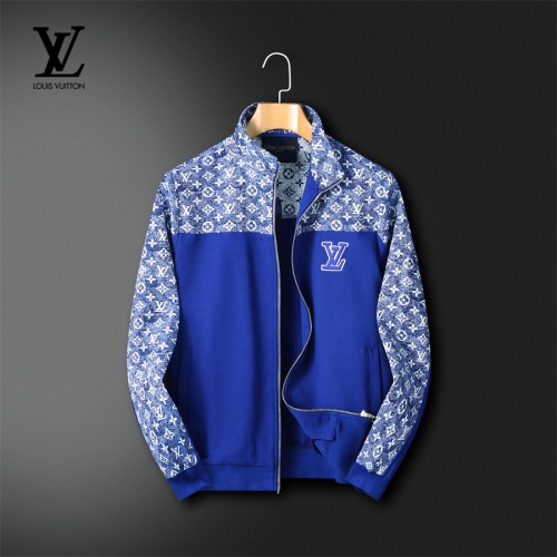 Cheap Louis Vuitton LV Tracksuits Long Sleeved For Men #1251240 Replica Wholesale [$85.00 USD] [ITEM#1251240] on Replica Louis Vuitton LV Tracksuits