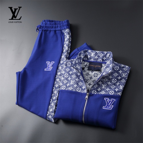 Cheap Louis Vuitton LV Tracksuits Long Sleeved For Men #1251240 Replica Wholesale [$85.00 USD] [ITEM#1251240] on Replica Louis Vuitton LV Tracksuits