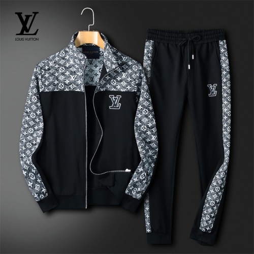 Cheap Louis Vuitton LV Tracksuits Long Sleeved For Men #1251242 Replica Wholesale [$85.00 USD] [ITEM#1251242] on Replica Louis Vuitton LV Tracksuits