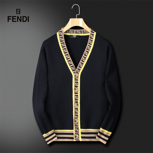 Cheap Fendi Sweaters Long Sleeved For Men #1251253 Replica Wholesale [$60.00 USD] [ITEM#1251253] on Replica Fendi Sweaters