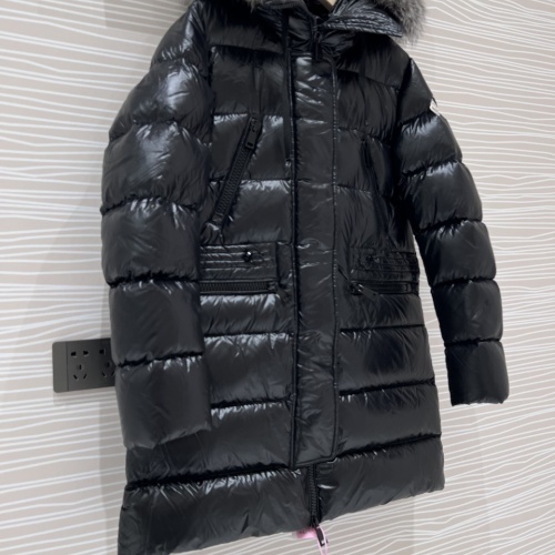 Cheap Moncler Down Feather Coat Long Sleeved For Women #1251258 Replica Wholesale [$284.30 USD] [ITEM#1251258] on Replica Moncler Down Feather Coat