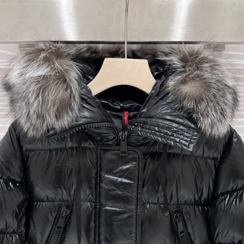 Cheap Moncler Down Feather Coat Long Sleeved For Women #1251258 Replica Wholesale [$284.30 USD] [ITEM#1251258] on Replica Moncler Down Feather Coat