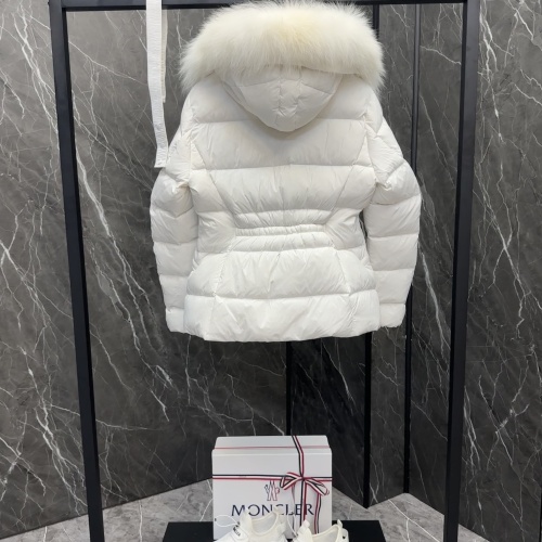 Cheap Moncler Down Feather Coat Long Sleeved For Women #1251263 Replica Wholesale [$34.00 USD] [ITEM#1251263] on Replica Moncler Down Feather Coat