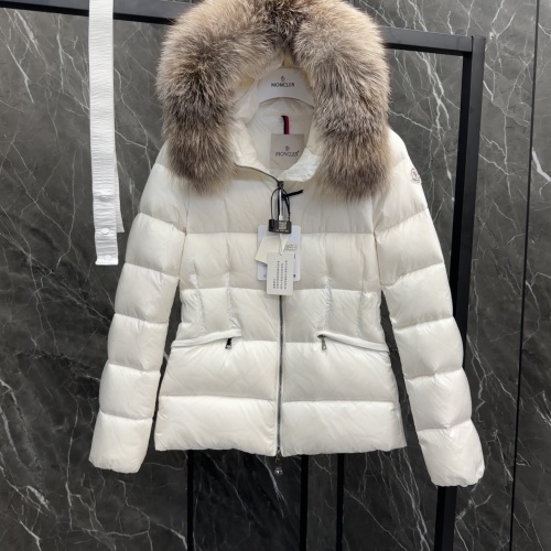 Cheap Moncler Down Feather Coat Long Sleeved For Women #1251264 Replica Wholesale [$230.00 USD] [ITEM#1251264] on Replica Moncler Down Feather Coat