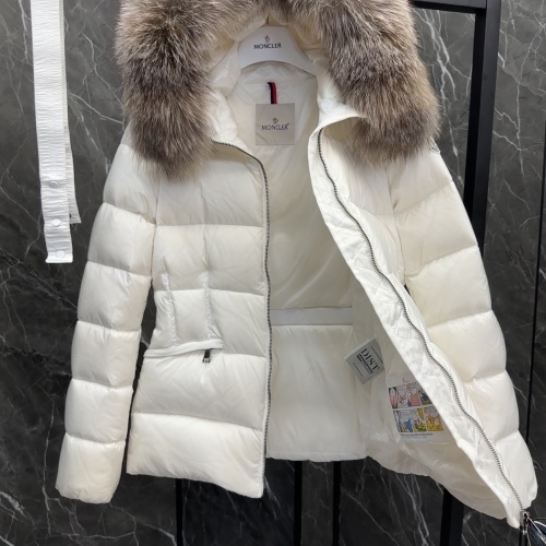 Cheap Moncler Down Feather Coat Long Sleeved For Women #1251264 Replica Wholesale [$230.00 USD] [ITEM#1251264] on Replica Moncler Down Feather Coat