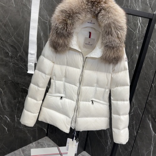 Cheap Moncler Down Feather Coat Long Sleeved For Women #1251264 Replica Wholesale [$230.00 USD] [ITEM#1251264] on Replica Moncler Down Feather Coat