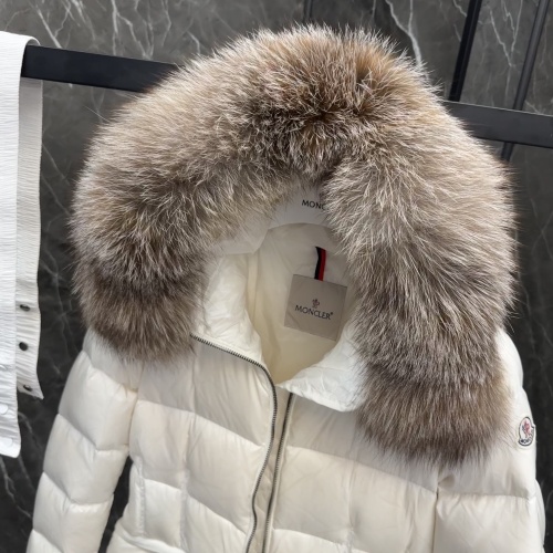 Cheap Moncler Down Feather Coat Long Sleeved For Women #1251264 Replica Wholesale [$230.00 USD] [ITEM#1251264] on Replica Moncler Down Feather Coat