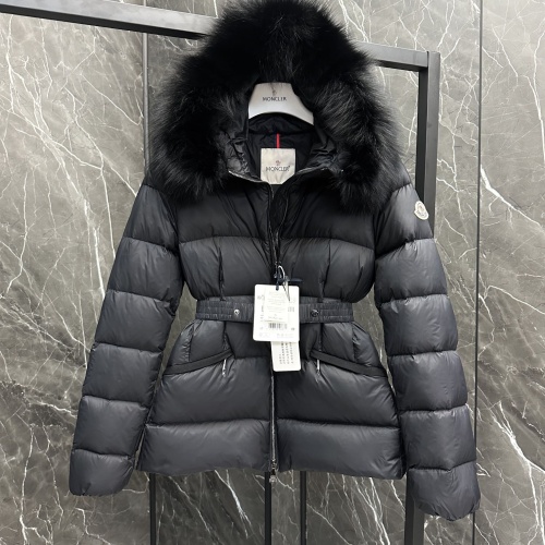 Cheap Moncler Down Feather Coat Long Sleeved For Women #1251266 Replica Wholesale [$230.00 USD] [ITEM#1251266] on Replica Moncler Down Feather Coat