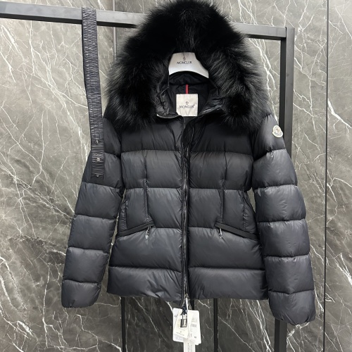 Cheap Moncler Down Feather Coat Long Sleeved For Women #1251266 Replica Wholesale [$230.00 USD] [ITEM#1251266] on Replica Moncler Down Feather Coat