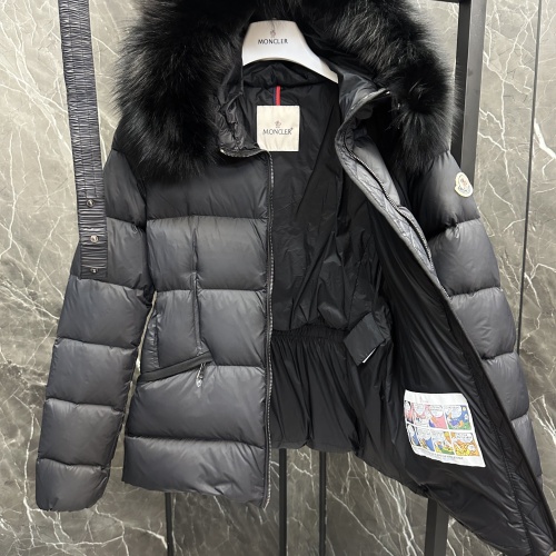 Cheap Moncler Down Feather Coat Long Sleeved For Women #1251266 Replica Wholesale [$230.00 USD] [ITEM#1251266] on Replica Moncler Down Feather Coat