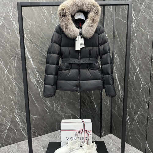 Cheap Moncler Down Feather Coat Long Sleeved For Women #1251267 Replica Wholesale [$230.00 USD] [ITEM#1251267] on Replica Moncler Down Feather Coat