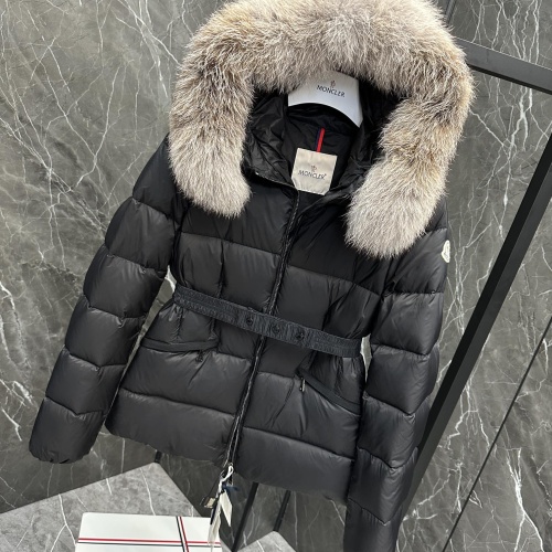 Cheap Moncler Down Feather Coat Long Sleeved For Women #1251267 Replica Wholesale [$230.00 USD] [ITEM#1251267] on Replica Moncler Down Feather Coat