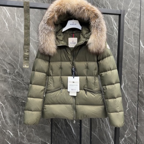 Cheap Moncler Down Feather Coat Long Sleeved For Women #1251268 Replica Wholesale [$230.00 USD] [ITEM#1251268] on Replica Moncler Down Feather Coat