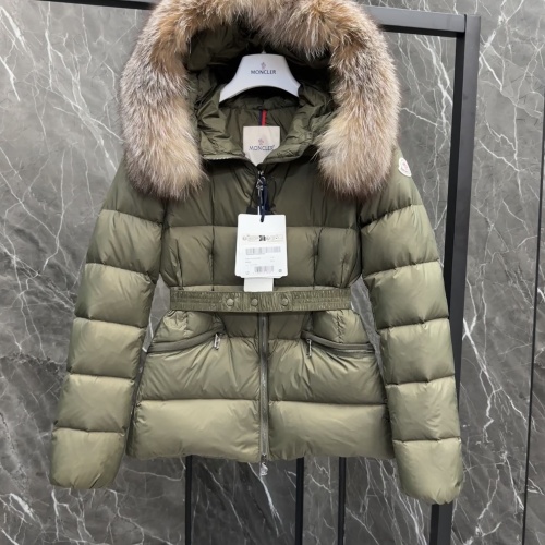 Cheap Moncler Down Feather Coat Long Sleeved For Women #1251268 Replica Wholesale [$230.00 USD] [ITEM#1251268] on Replica Moncler Down Feather Coat