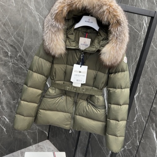 Cheap Moncler Down Feather Coat Long Sleeved For Women #1251268 Replica Wholesale [$230.00 USD] [ITEM#1251268] on Replica Moncler Down Feather Coat