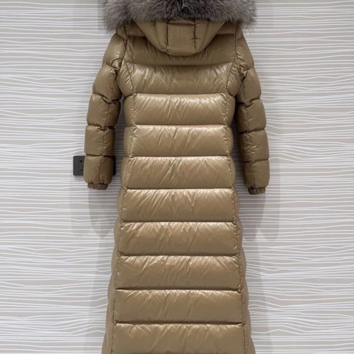 Cheap Moncler Down Feather Coat Long Sleeved For Women #1251270 Replica Wholesale [$317.36 USD] [ITEM#1251270] on Replica Moncler Down Feather Coat