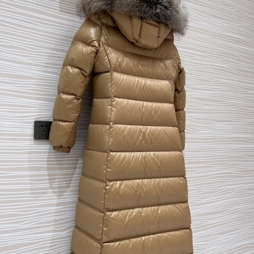 Cheap Moncler Down Feather Coat Long Sleeved For Women #1251270 Replica Wholesale [$317.36 USD] [ITEM#1251270] on Replica Moncler Down Feather Coat