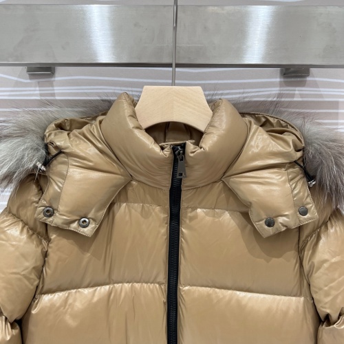 Cheap Moncler Down Feather Coat Long Sleeved For Women #1251270 Replica Wholesale [$317.36 USD] [ITEM#1251270] on Replica Moncler Down Feather Coat