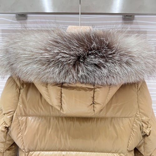 Cheap Moncler Down Feather Coat Long Sleeved For Women #1251270 Replica Wholesale [$317.36 USD] [ITEM#1251270] on Replica Moncler Down Feather Coat