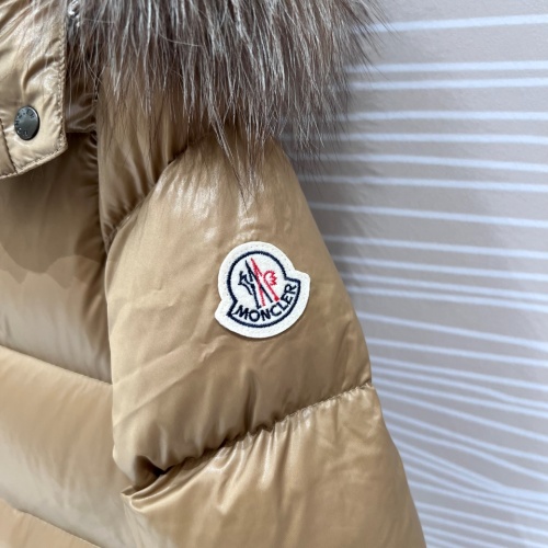 Cheap Moncler Down Feather Coat Long Sleeved For Women #1251270 Replica Wholesale [$317.36 USD] [ITEM#1251270] on Replica Moncler Down Feather Coat